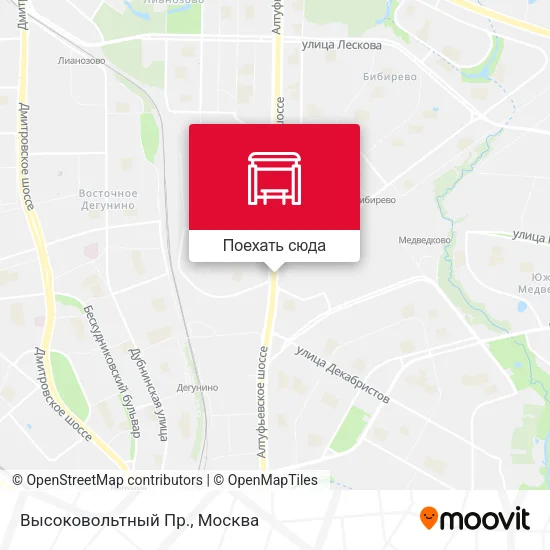 Карта Высоковольтный Пр.