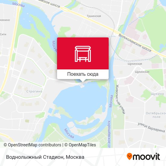 Карта Воднолыжный Стадион