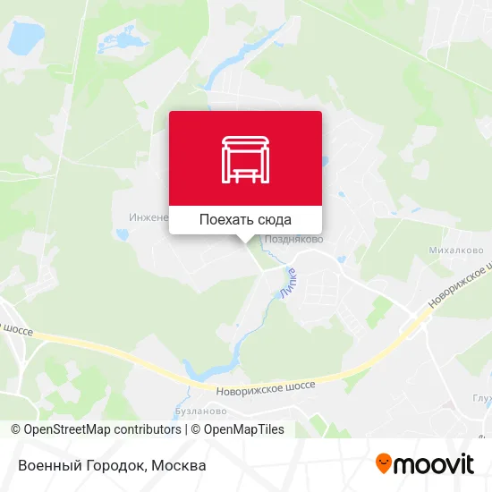 Карта Военный Городок