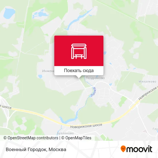 Карта Военный Городок