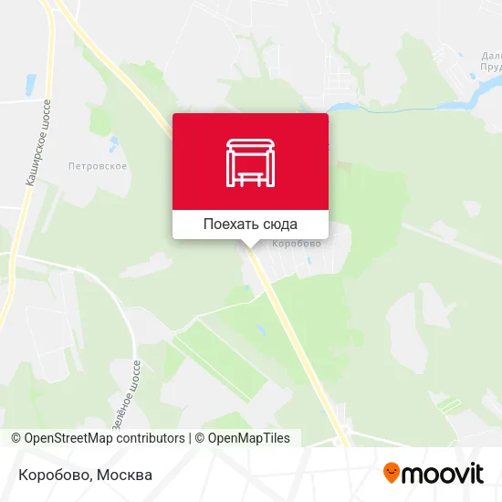 Карта Коробово