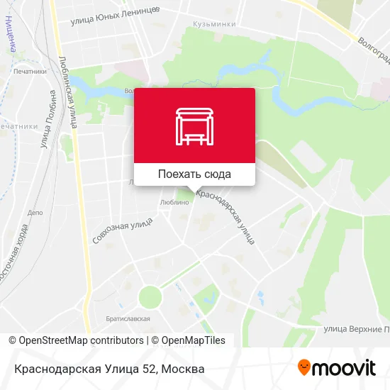 Карта Краснодарская Улица 52