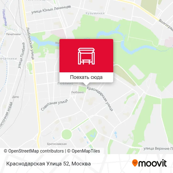 Карта Краснодарская Улица 52