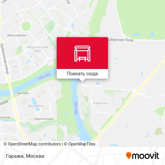 Карта Гаражи