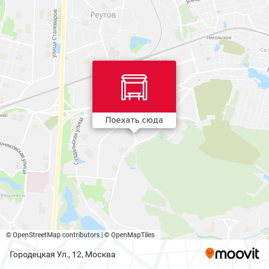 Карта Городецкая Ул., 12