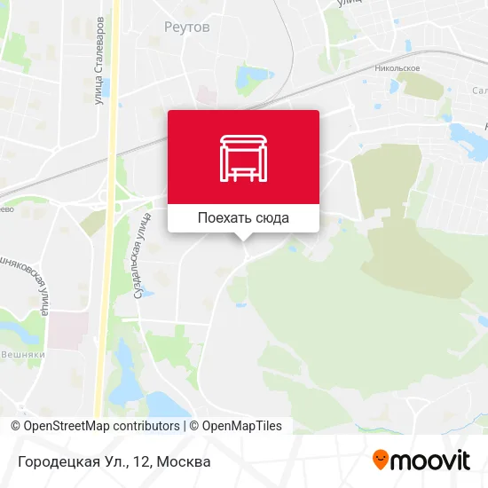 Карта Городецкая Ул., 12