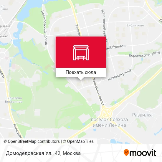 Карта Домодедовская Ул., 42