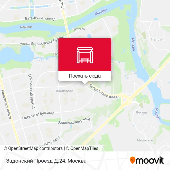 Карта Задонский Проезд Д.24