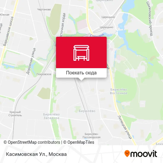 Карта Касимовская Ул.