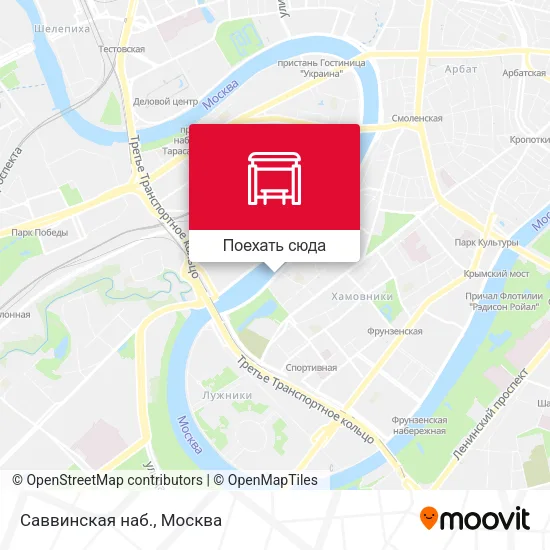 Карта Саввинская наб.