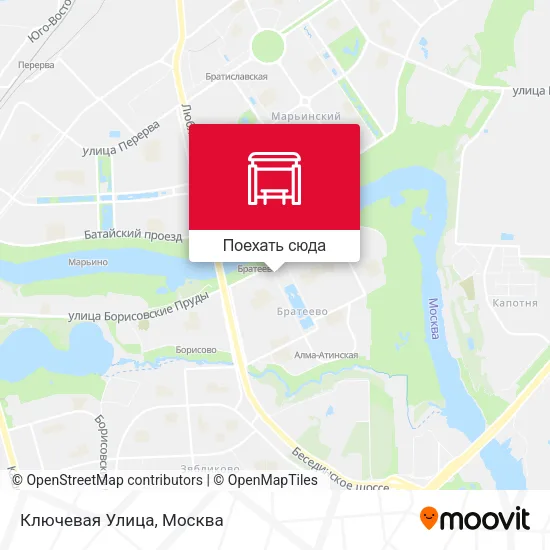 Карта Ключевая Улица