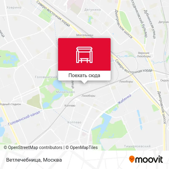 Карта Ветлечебница