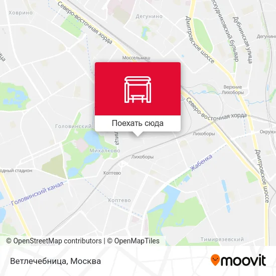 Карта Ветлечебница