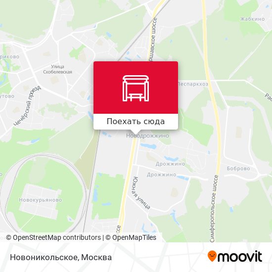 Карта Новоникольское