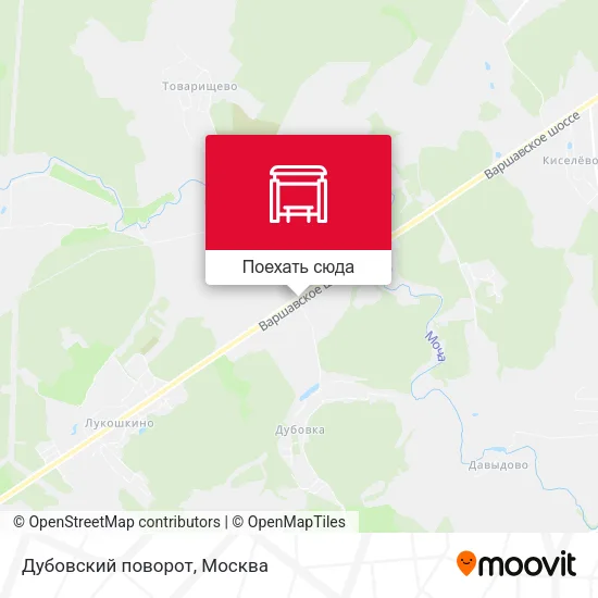 Карта Дубовский поворот