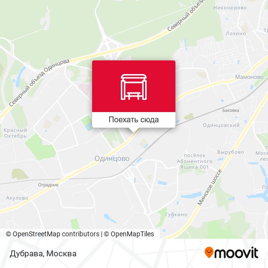 Карта Дубрава
