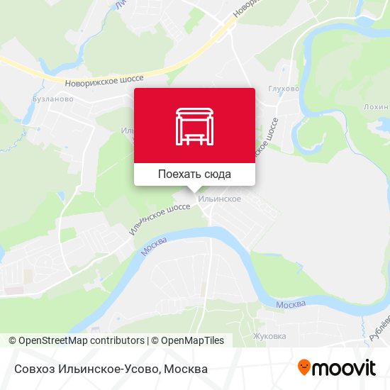 Карта Совхоз Ильинское-Усово