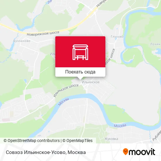 Карта Совхоз Ильинское-Усово