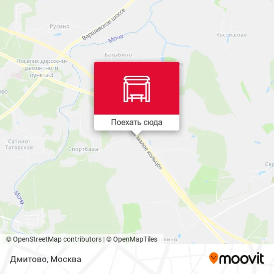 Карта Дмитово
