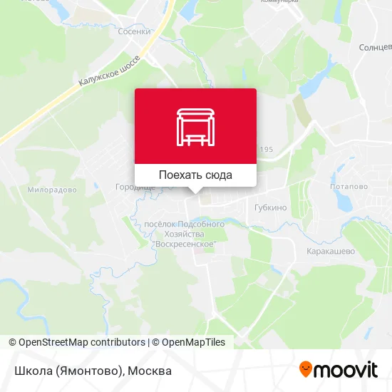 Карта Школа (Ямонтово)