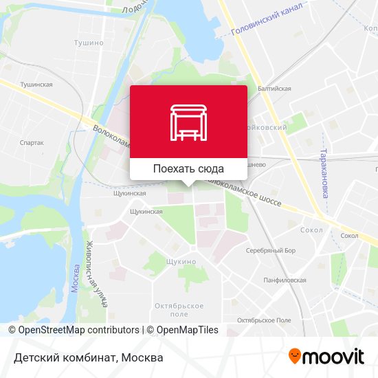 Карта Детский комбинат