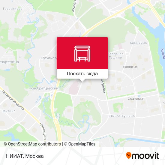 Карта НИИАТ