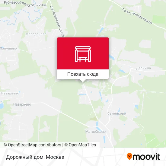 Карта Дорожный дом
