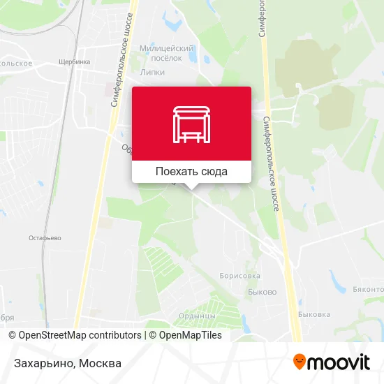 Карта Захарьино