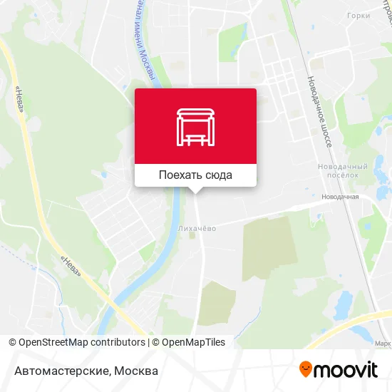 Карта Автомастерские