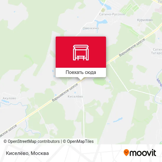 Карта Киселёво