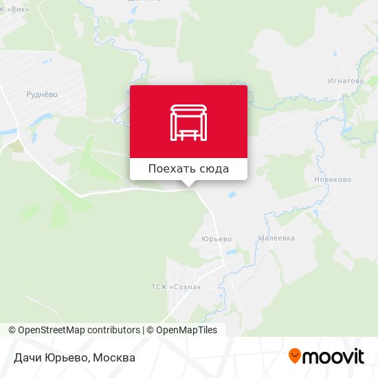 Карта Дачи Юрьево