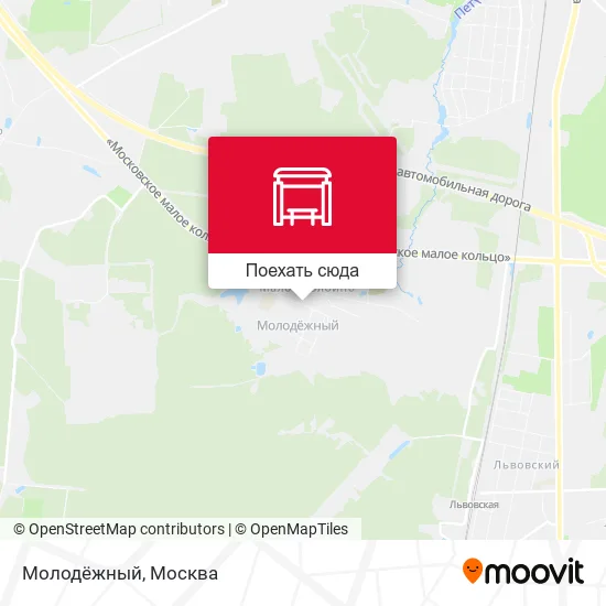 Карта Молодёжный
