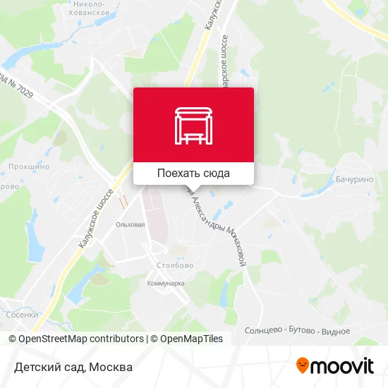 Карта Детский сад