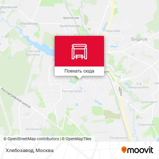 Карта Хлебозавод