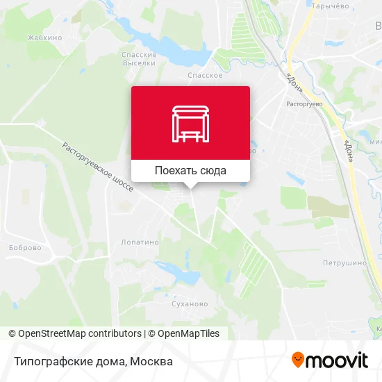 Карта Типографские дома