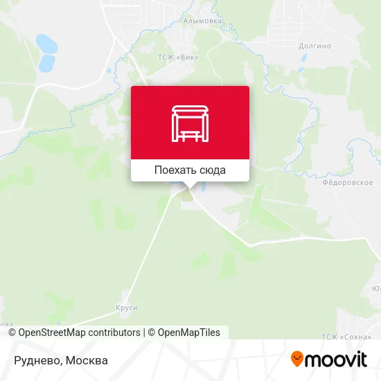 Карта Руднево