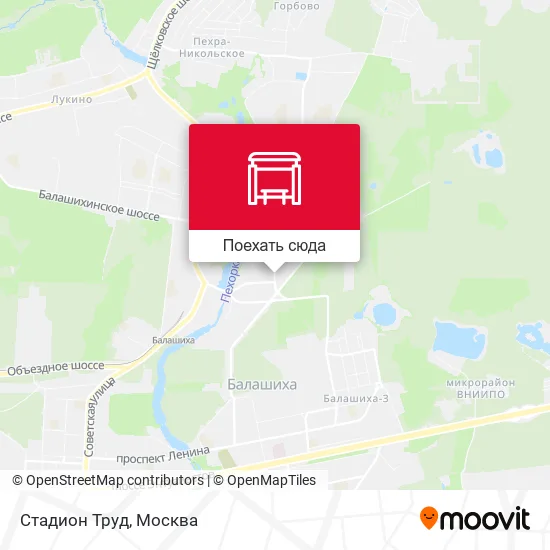 Карта Стадион Труд