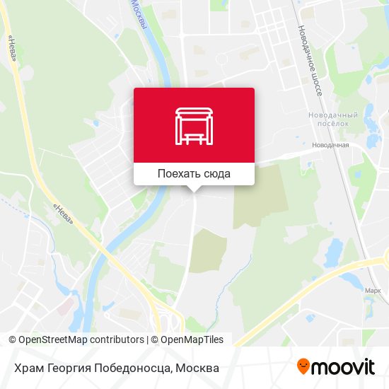 Карта Храм Георгия Победоносца