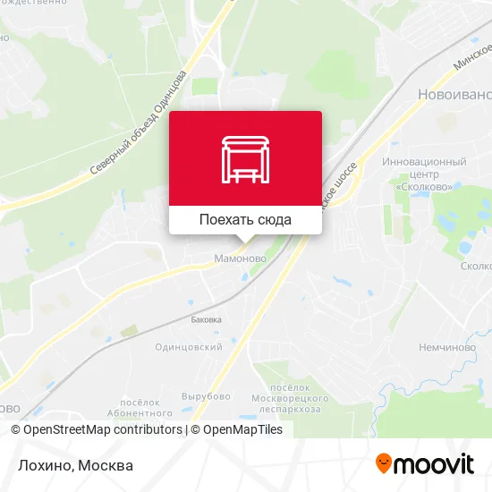 Карта Лохино