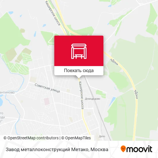 Карта Завод металлоконструкций Метако