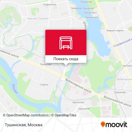 Карта Тушинская