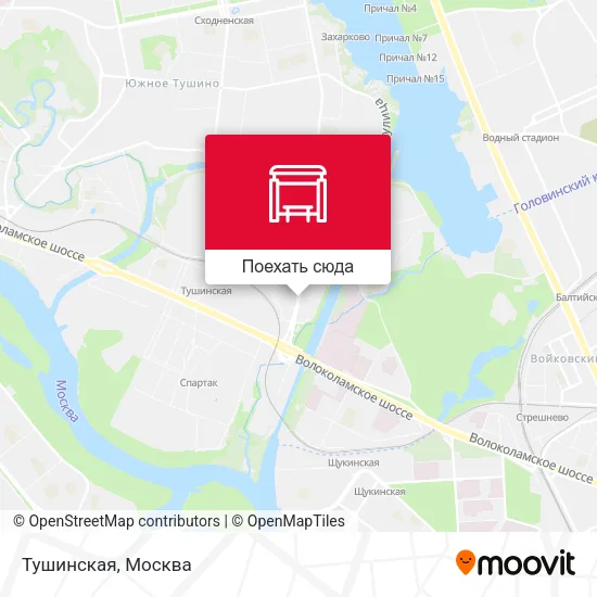 Карта Тушинская