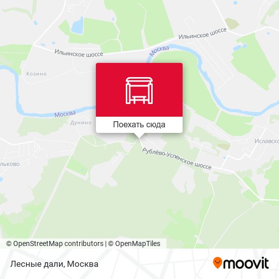 Карта Лесные дали