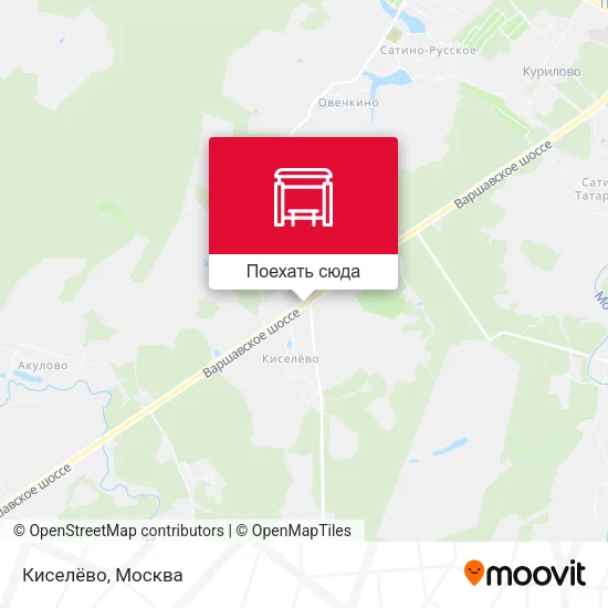 Карта Киселёво