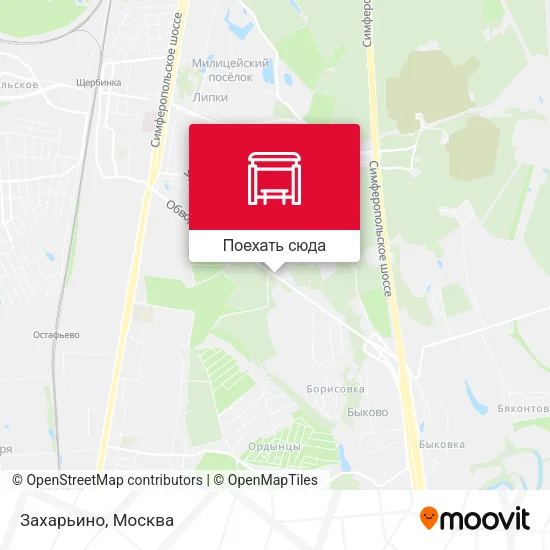 Карта Захарьино