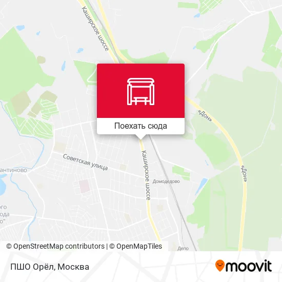 Карта ПШО Орёл