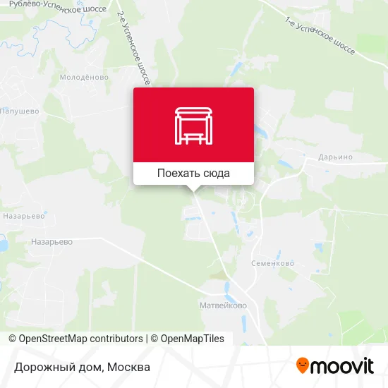 Карта Дорожный дом