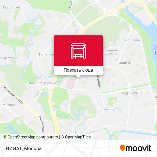 Карта НИИАТ