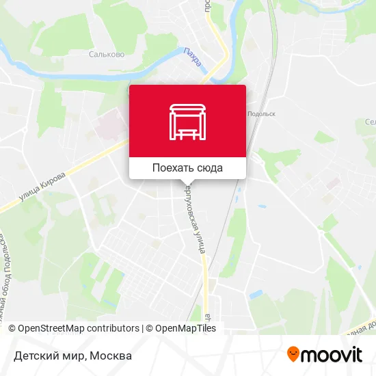 Карта Детский мир