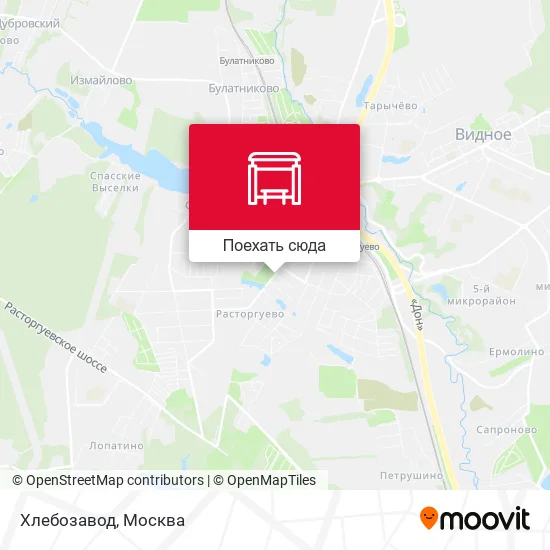 Карта Хлебозавод